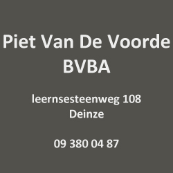 piet van de voorde